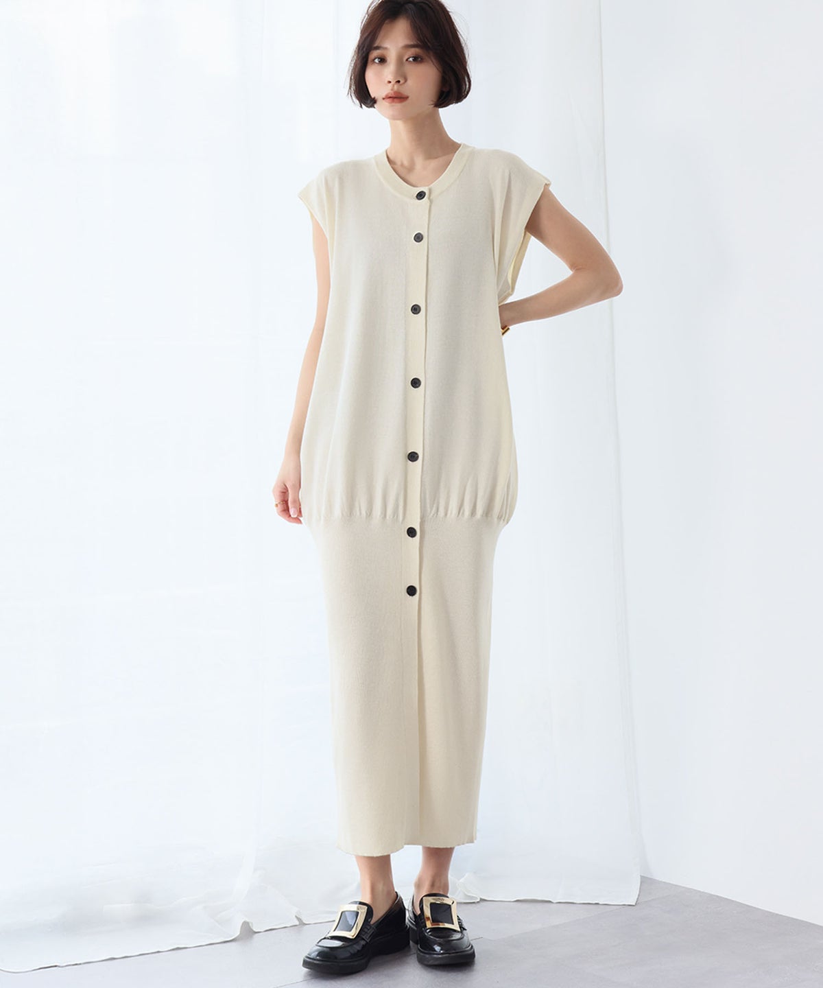 身長：162cm　着用サイズ：FREE