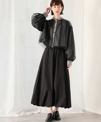 身長：166cm　着用サイズ：FREE　B：72 / W：59 / H：82