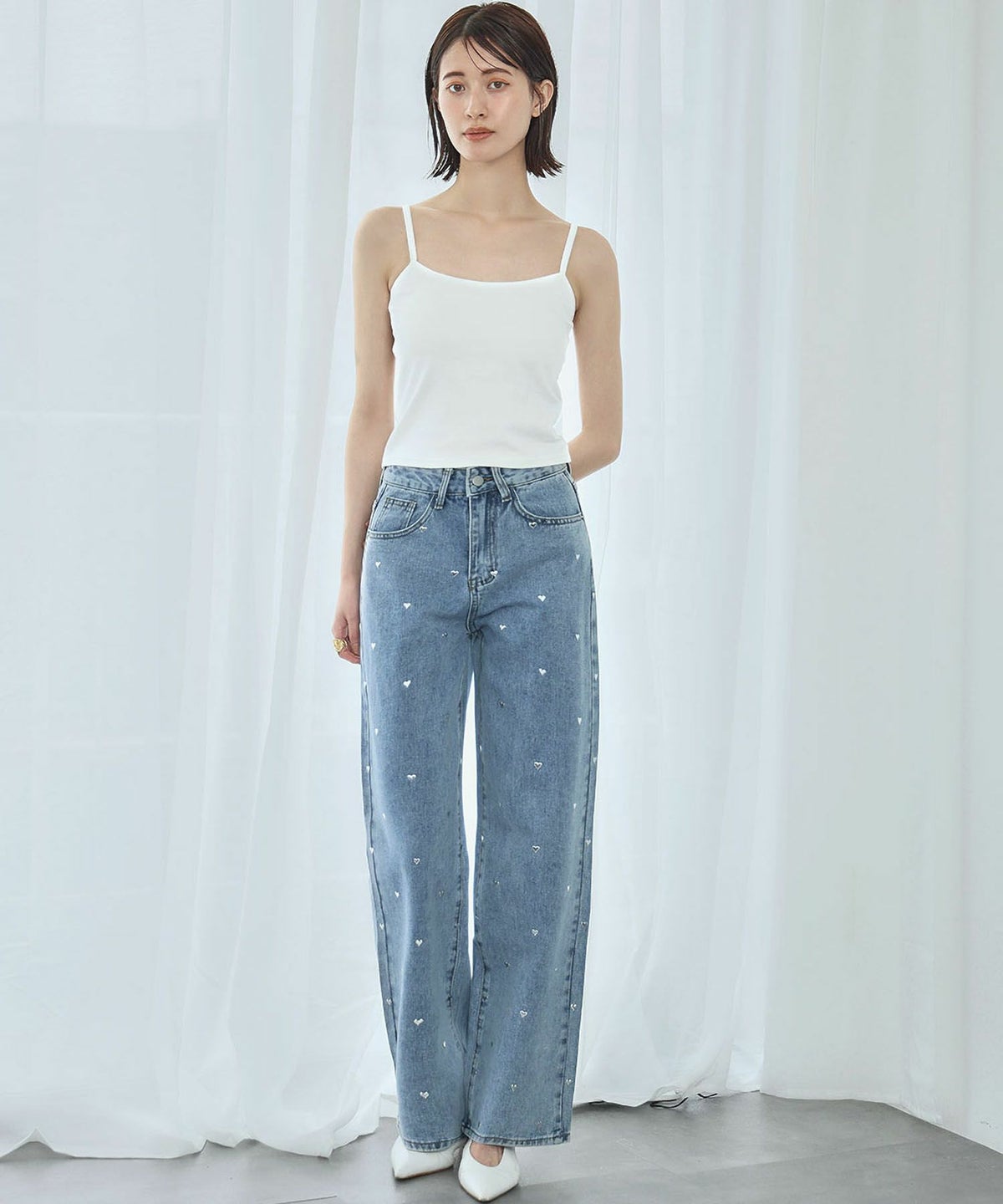 身長：166cm　着用サイズ：FREE　B：72 / W：59 / H：82