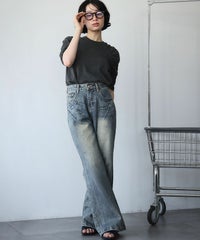 身長：157cm　着用サイズ：Mサイズ　B：82 / W：63 / H：87
