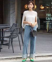 身長：162cm　着用サイズ：FREE