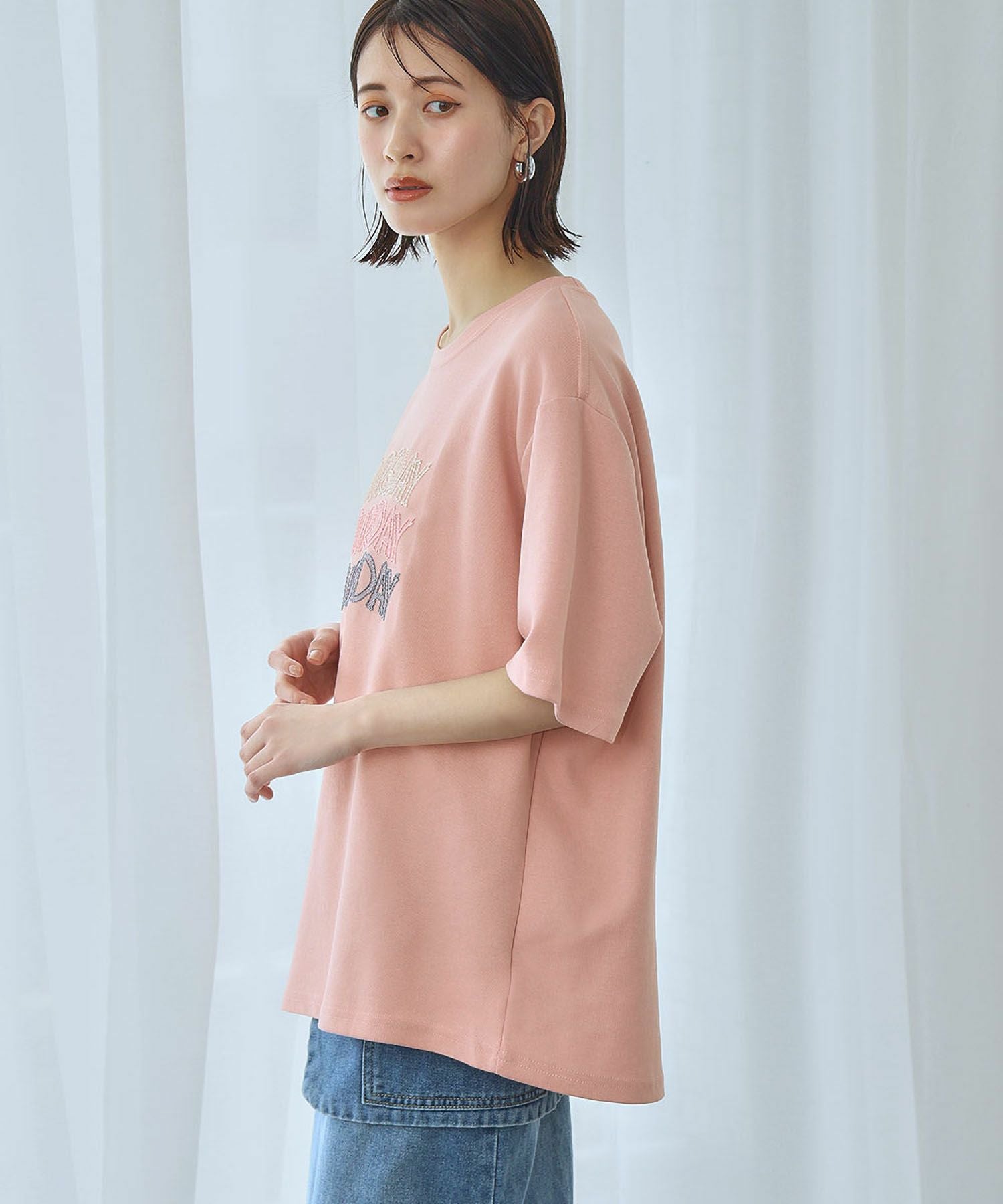 デイリー・カジュアル対応 | 刺繍メッセージTシャツ - パーティー