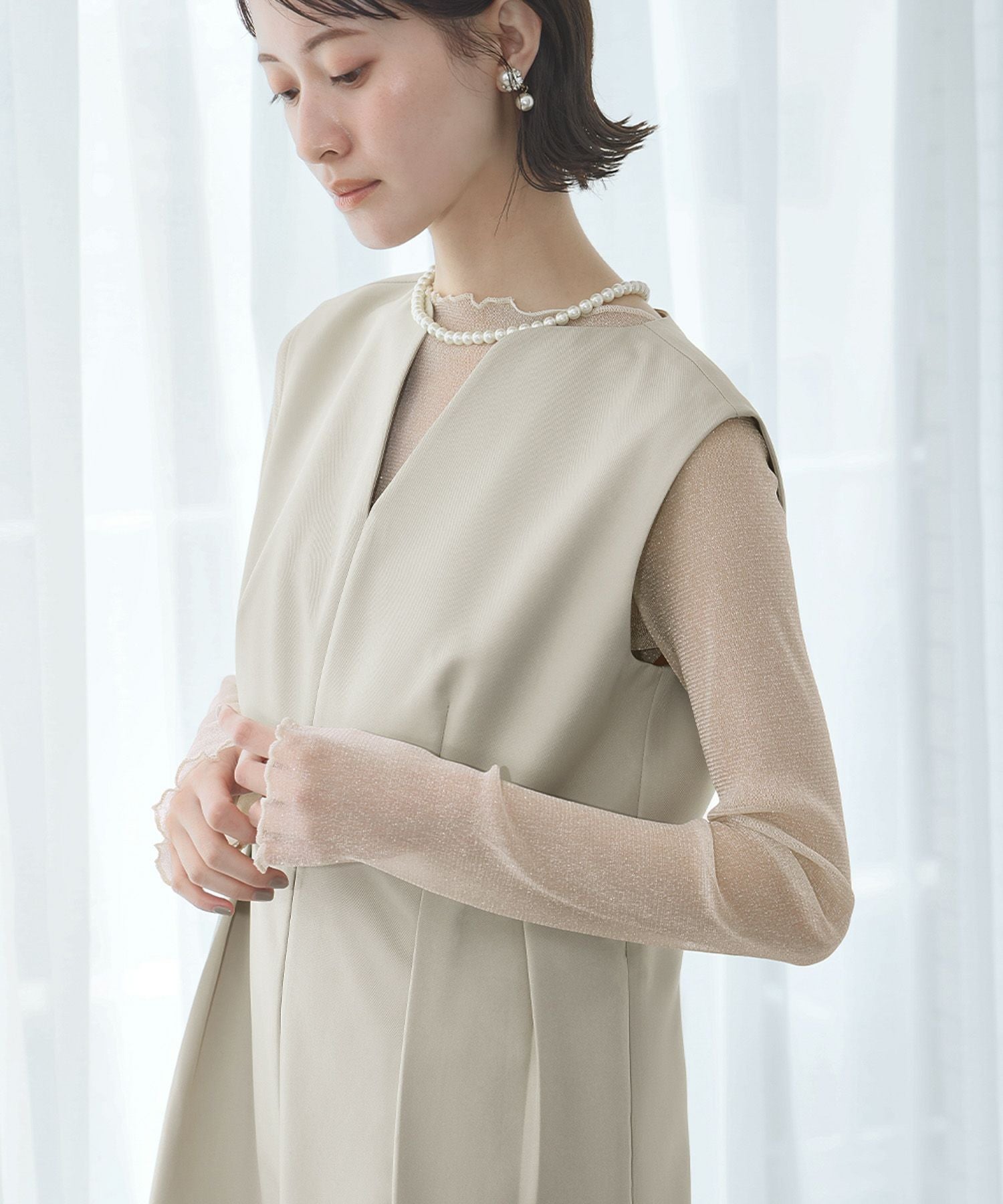 結婚式・お呼ばれ対応 | メロウラメチュールシアートップス