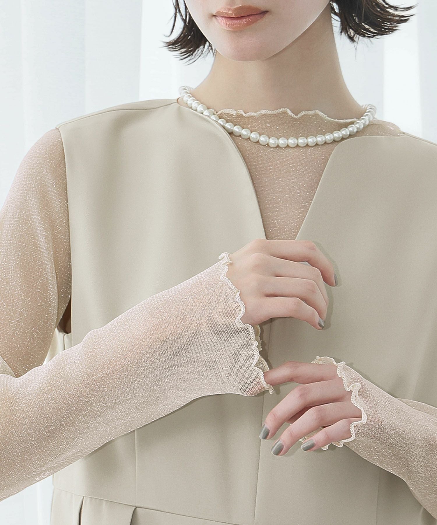 結婚式・お呼ばれ対応 | メロウラメチュールシアートップス