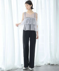 身長：166cm 着用サイズ：FREE B：72 / W：59 / H：82