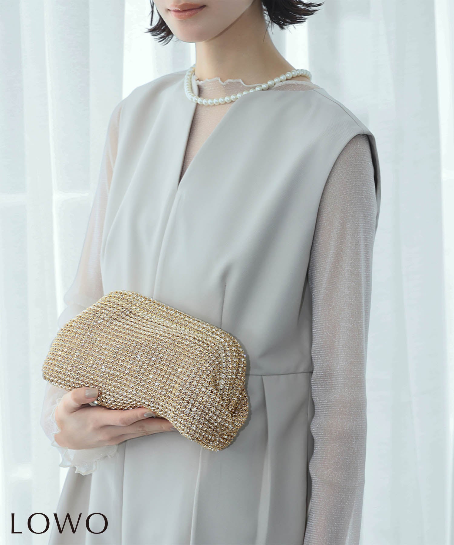 結婚式・お呼ばれ対応 | 3WAYグリッターパーティーバッグ - パーティー