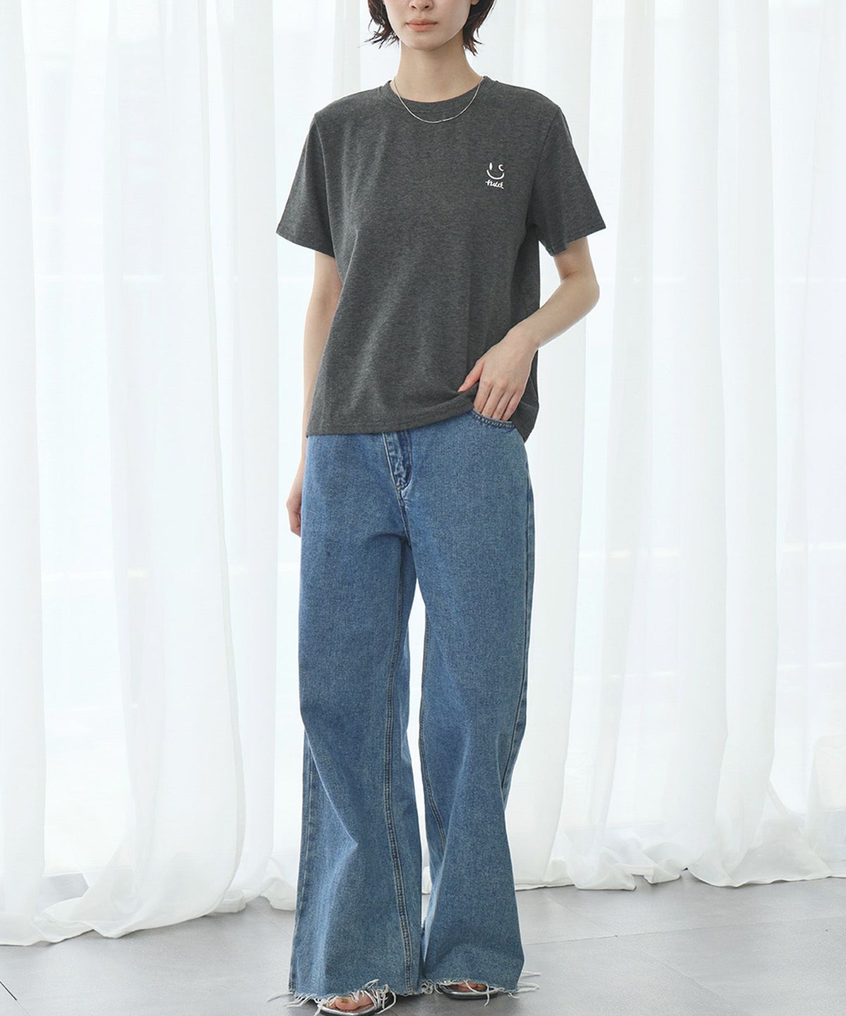 身長：166cm　着用サイズ：FREE　B：72 / W：59 / H：82