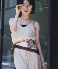 身長：157cm　着用サイズ：FREE　B：82 / W：63 / H：87