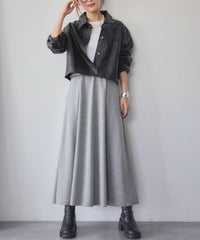 身長：170cm　着用サイズ：FREE　B：86 / W：61 / H：87