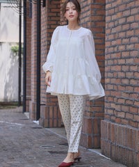 身長：170cm　着用サイズ：FREE　B：86 / W：61 / H：87