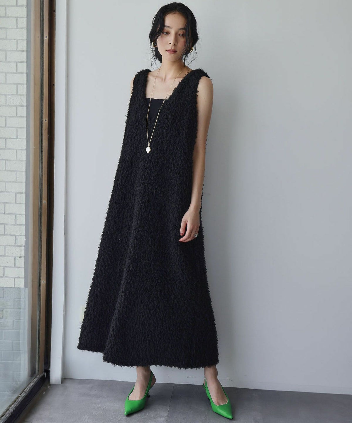 身長：168cm　着用サイズ：FREE　B：81 / W：60 / H：89