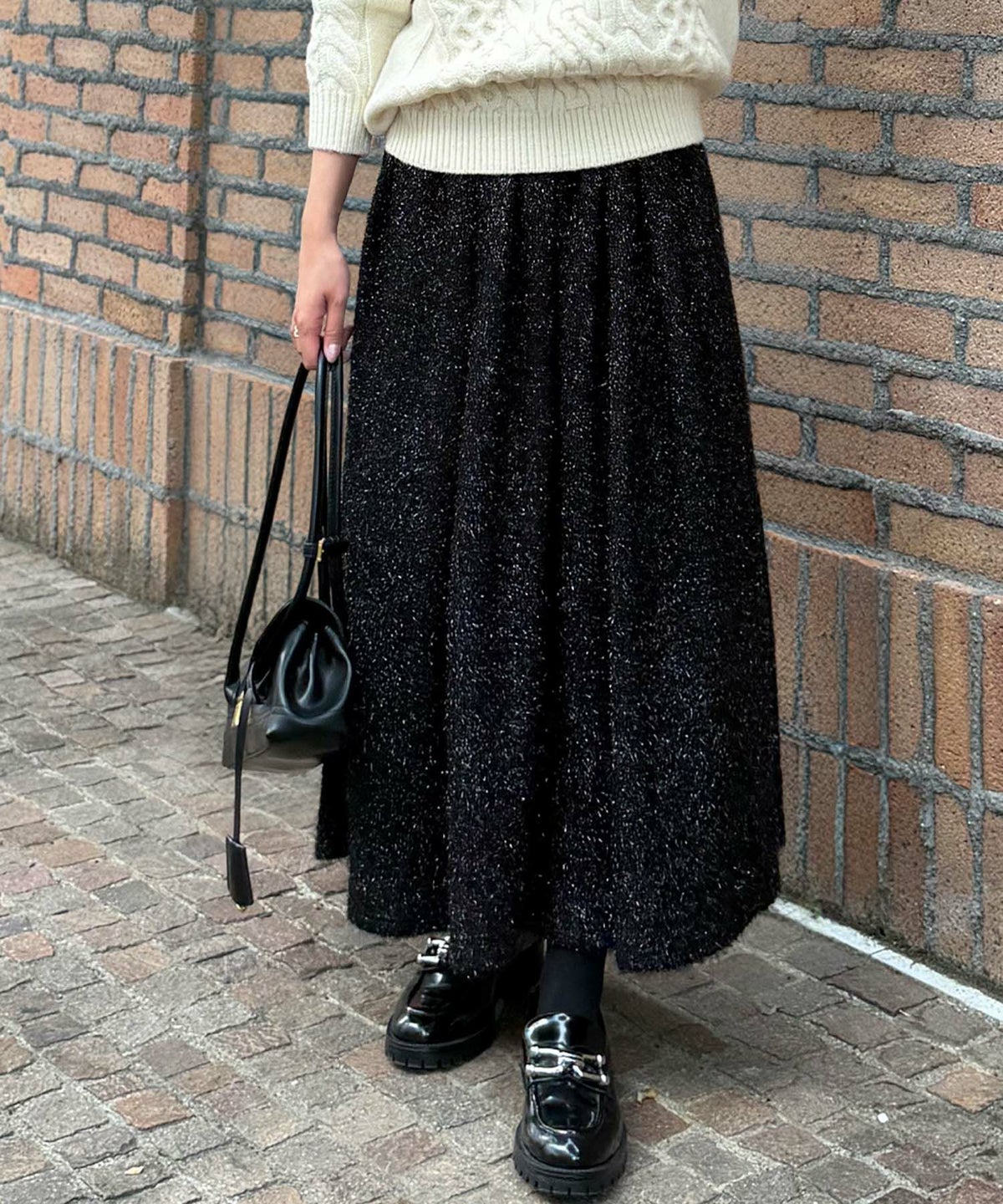 身長：158cm　着用サイズ：FREE