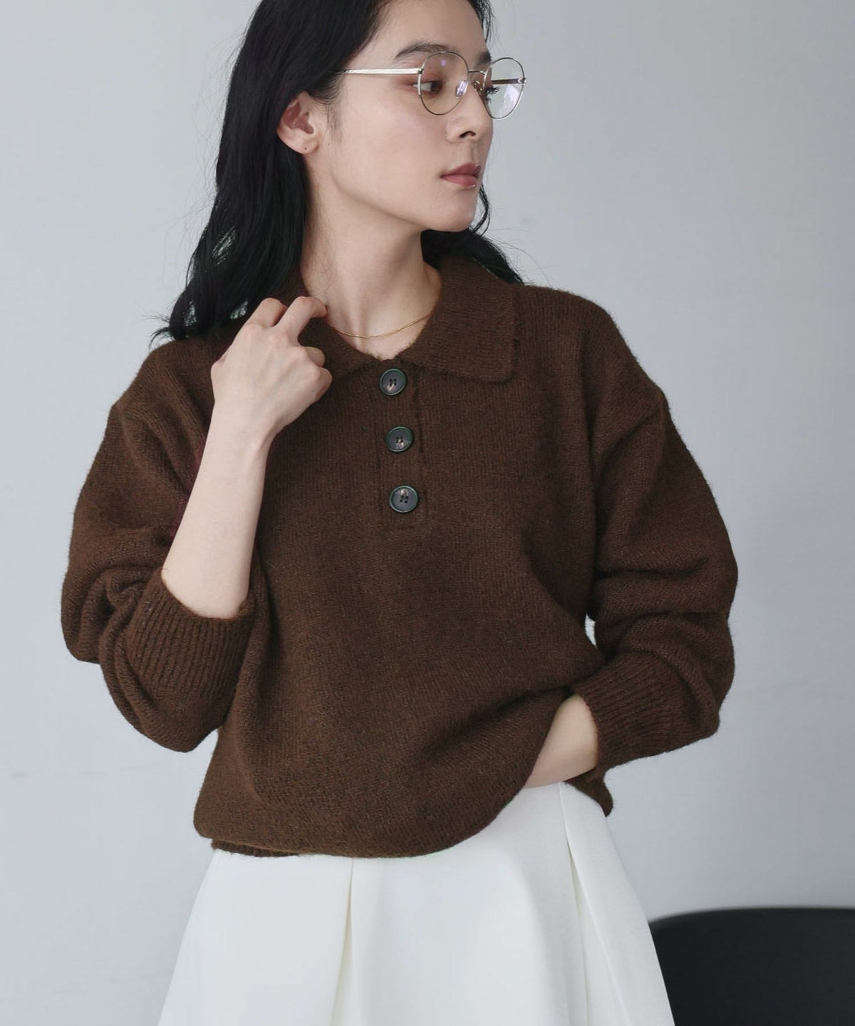 身長：168cm　着用サイズ：FREE　B：81 / W：60 / H：89