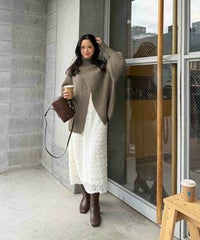 身長：158cm　着用サイズ：FREE