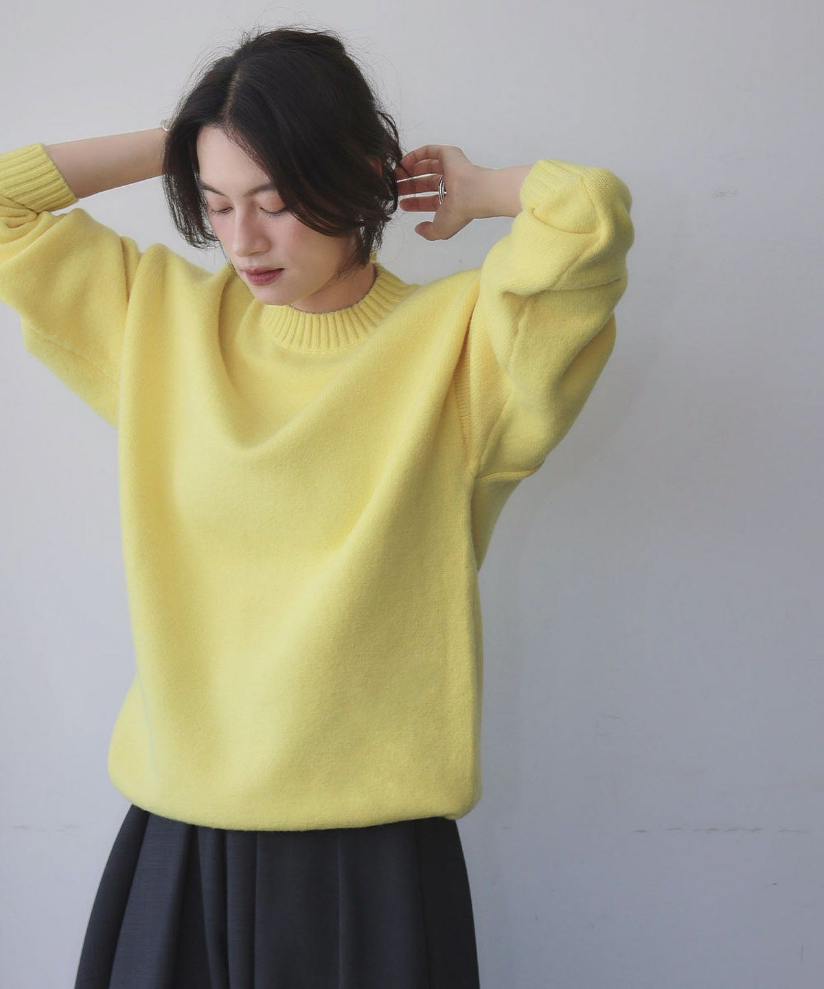 身長：168cm　着用サイズ：FREE　B：81 / W：60 / H：89