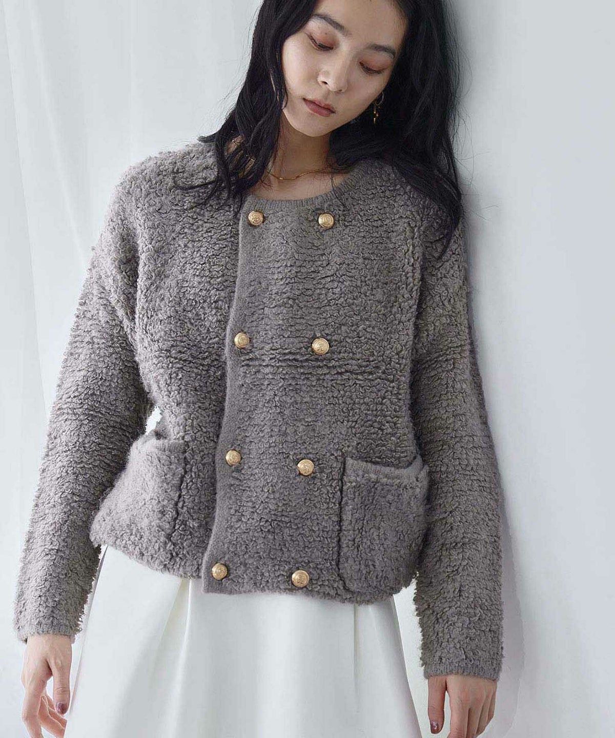 身長：168cm　着用サイズ：Mサイズ　B：81 / W：60 / H：89