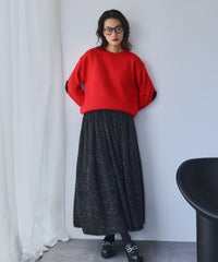 身長：165cm　着用サイズ：FREE　B：77 / W：57 / H：79