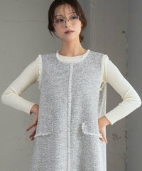 身長：170cm　着用サイズ：FREE　B：86 / W：61 / H：87