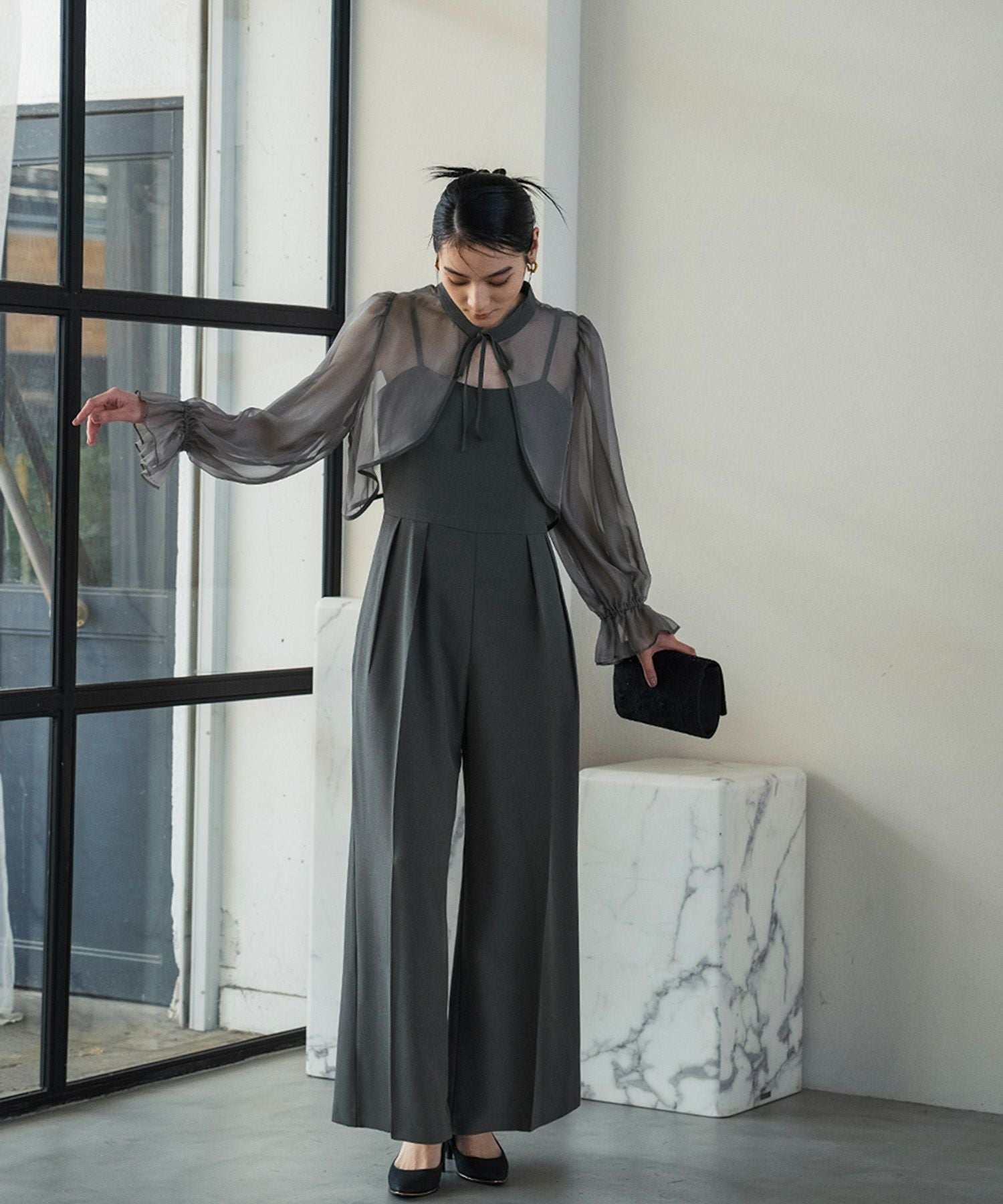 結婚式・お呼ばれ対応 | ボレロ＆オールインワン2点セットドレス