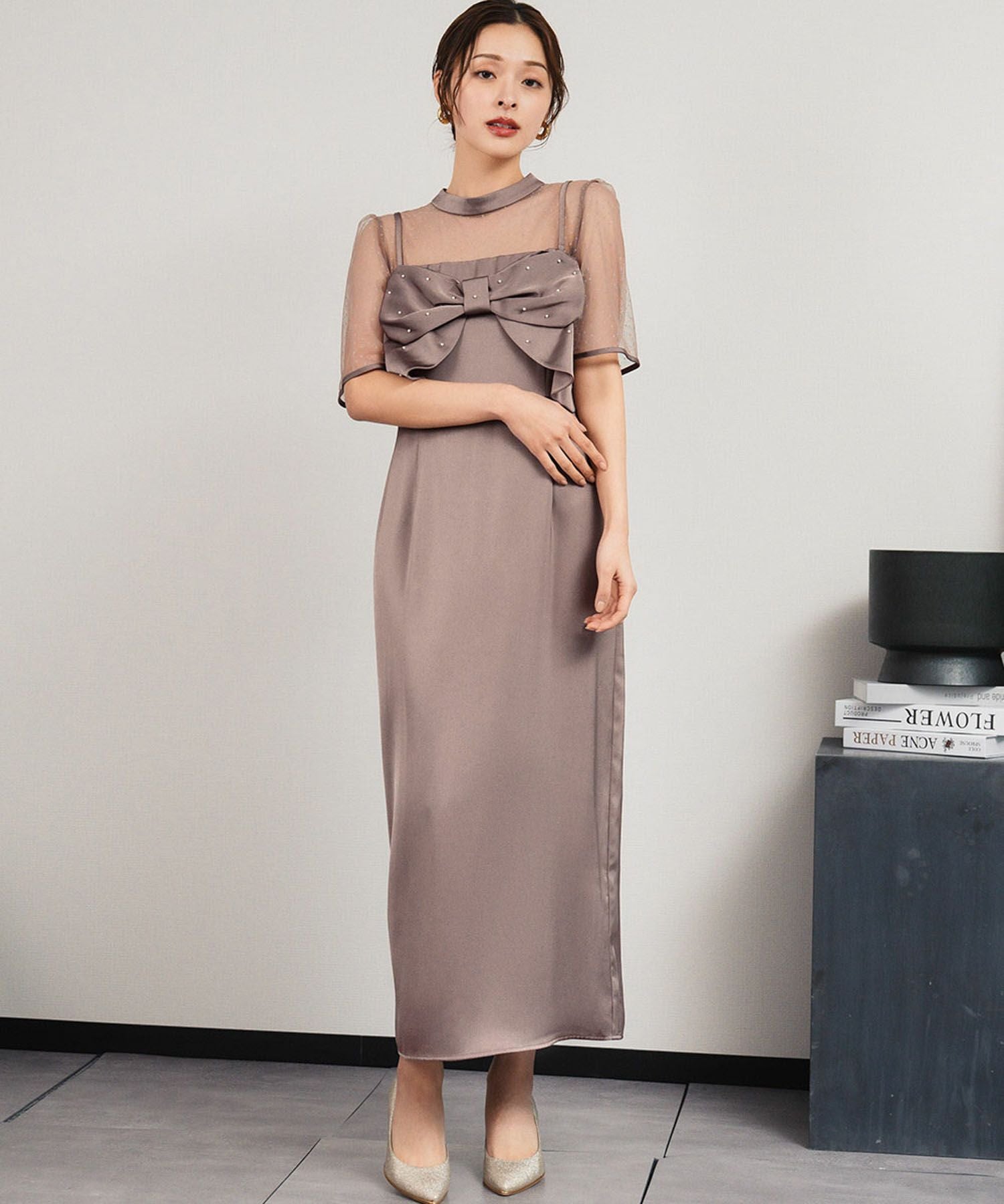 結婚式・お呼ばれ対応 | ビスチェ＆ワンピース2点セットドレス