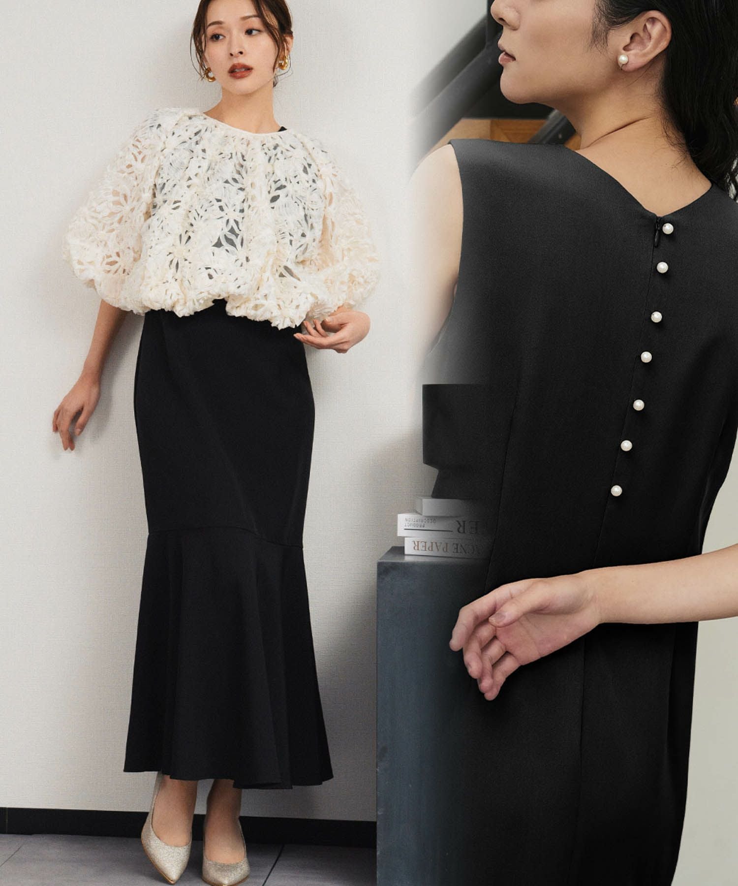 結婚式・お呼ばれ対応 | ボレロ＆ワンピース2点セットドレス