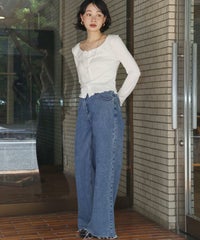 身長：157cm　着用サイズ：FREE　B：82 / W：63 / H：87