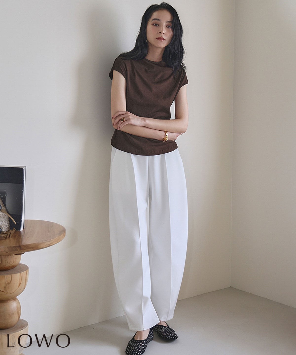 身長：168cm　着用サイズ：FREE　B：81 / W：60 / H：89