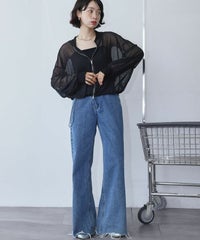 身長：157cm　着用サイズ：FREE　B：82 / W：63 / H：87