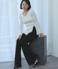 身長：157cm　着用サイズ：FREE　B：82 / W：63 / H：87