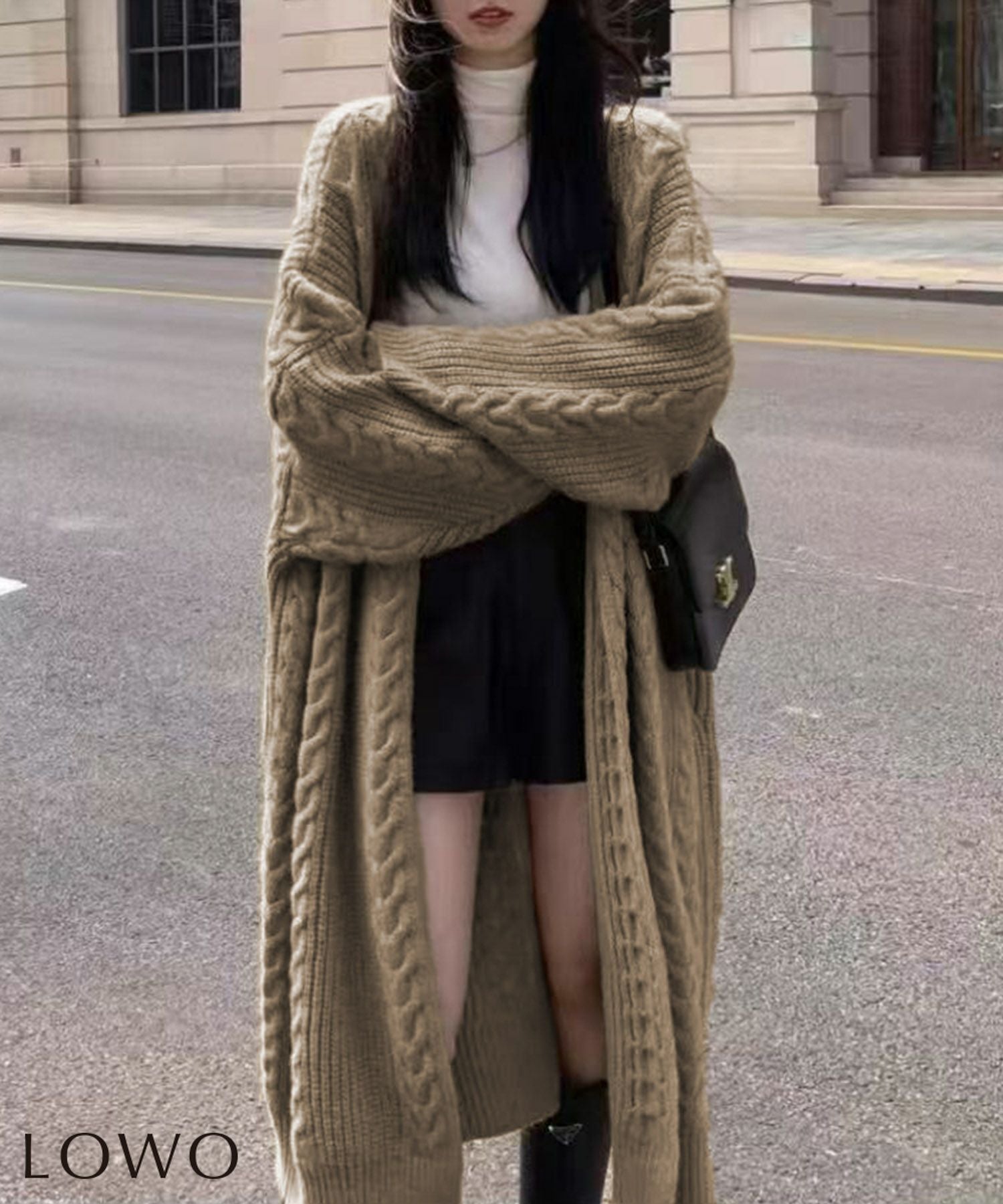 TODAYFUL ロウゲージ ロングカーディガン TODAYFUL（トゥデイフル）の「ハンドニットロングカーディガン