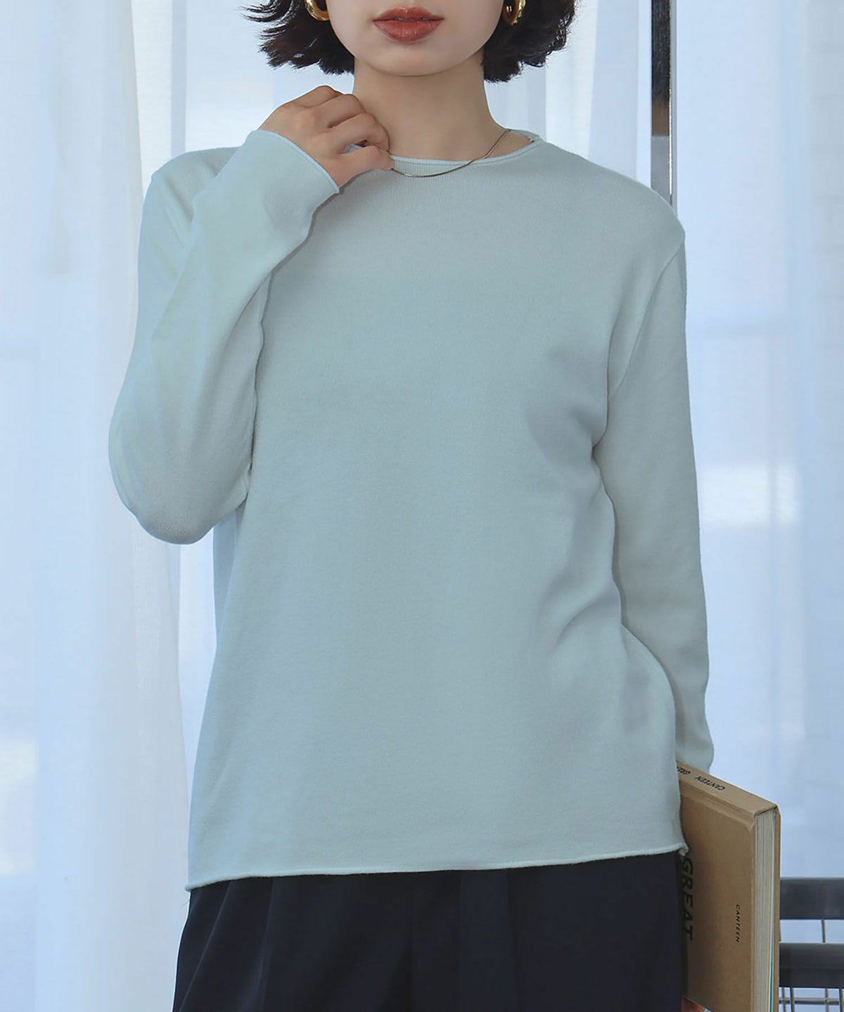 身長：157cm　着用サイズ：FREE　B：82 / W：63 / H：87
