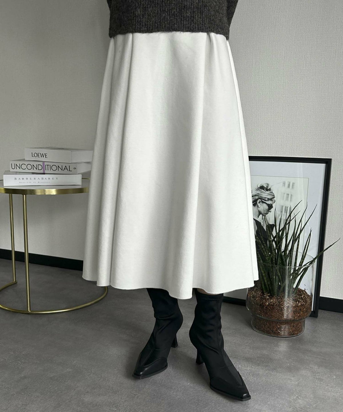身長：155cm　着用サイズ：39