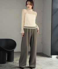 身長：170cm　着用サイズ：FREE　B：86 / W：61 / H：87