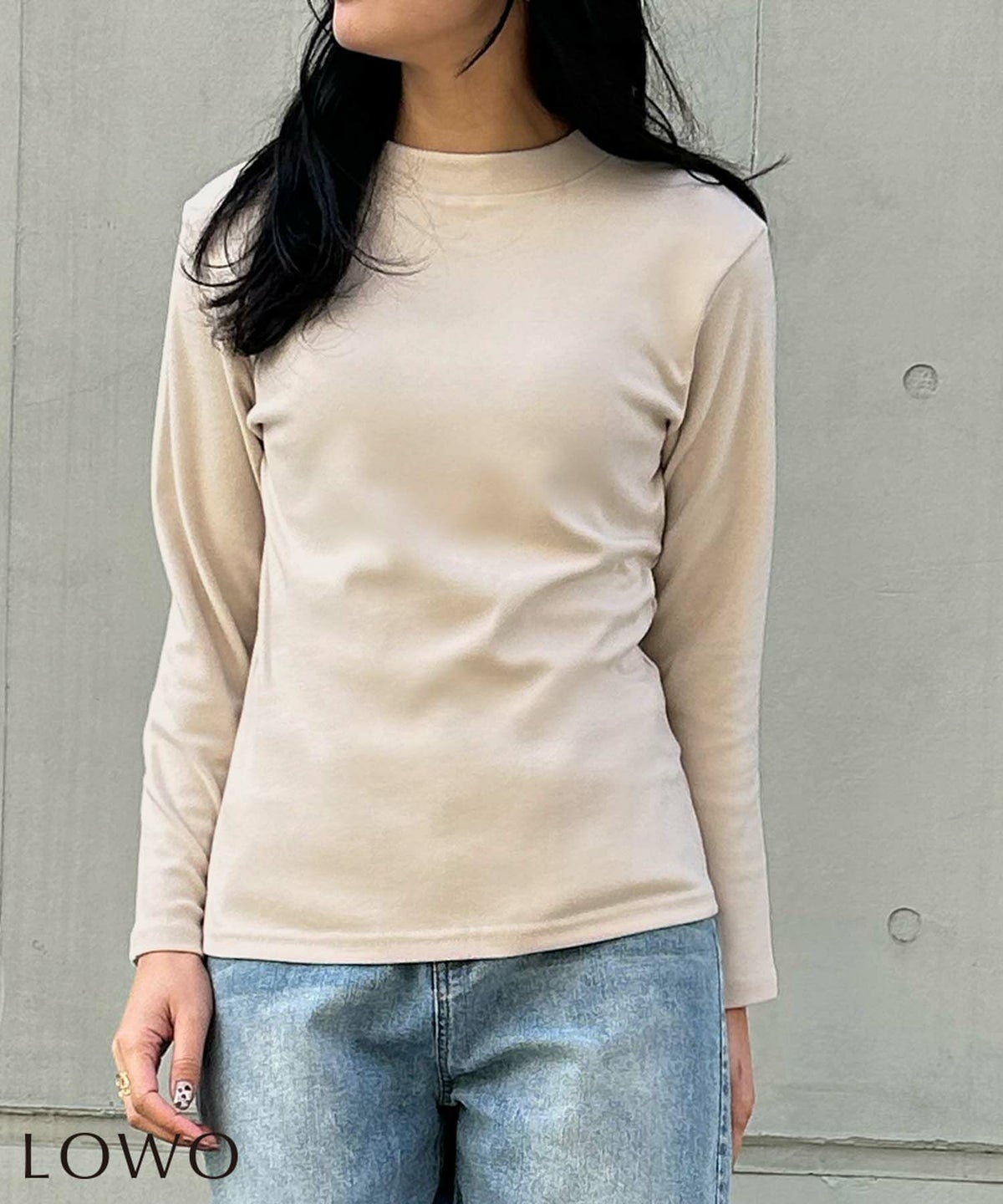 身長：158cm　着用サイズ：FREE