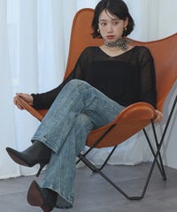 身長：157cm　着用サイズ：FREE　B：82 / W：63 / H：87