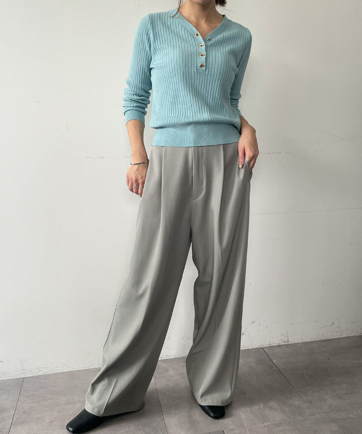 身長：160cm　着用サイズ：FREE