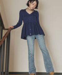 身長：157cm　着用サイズ：FREE　B：82 / W：63 / H：87