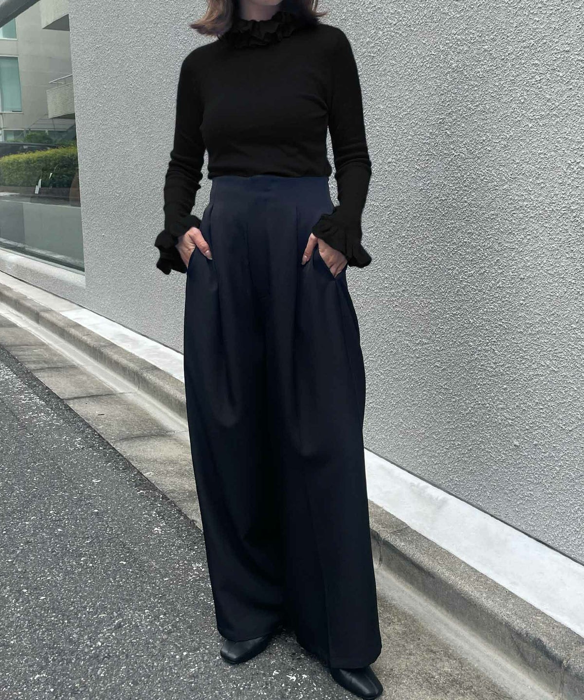 身長：160cm　着用サイズ：FREE