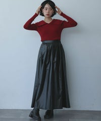 身長：157cm　着用サイズ：FREE　B：82 / W：63 / H：87