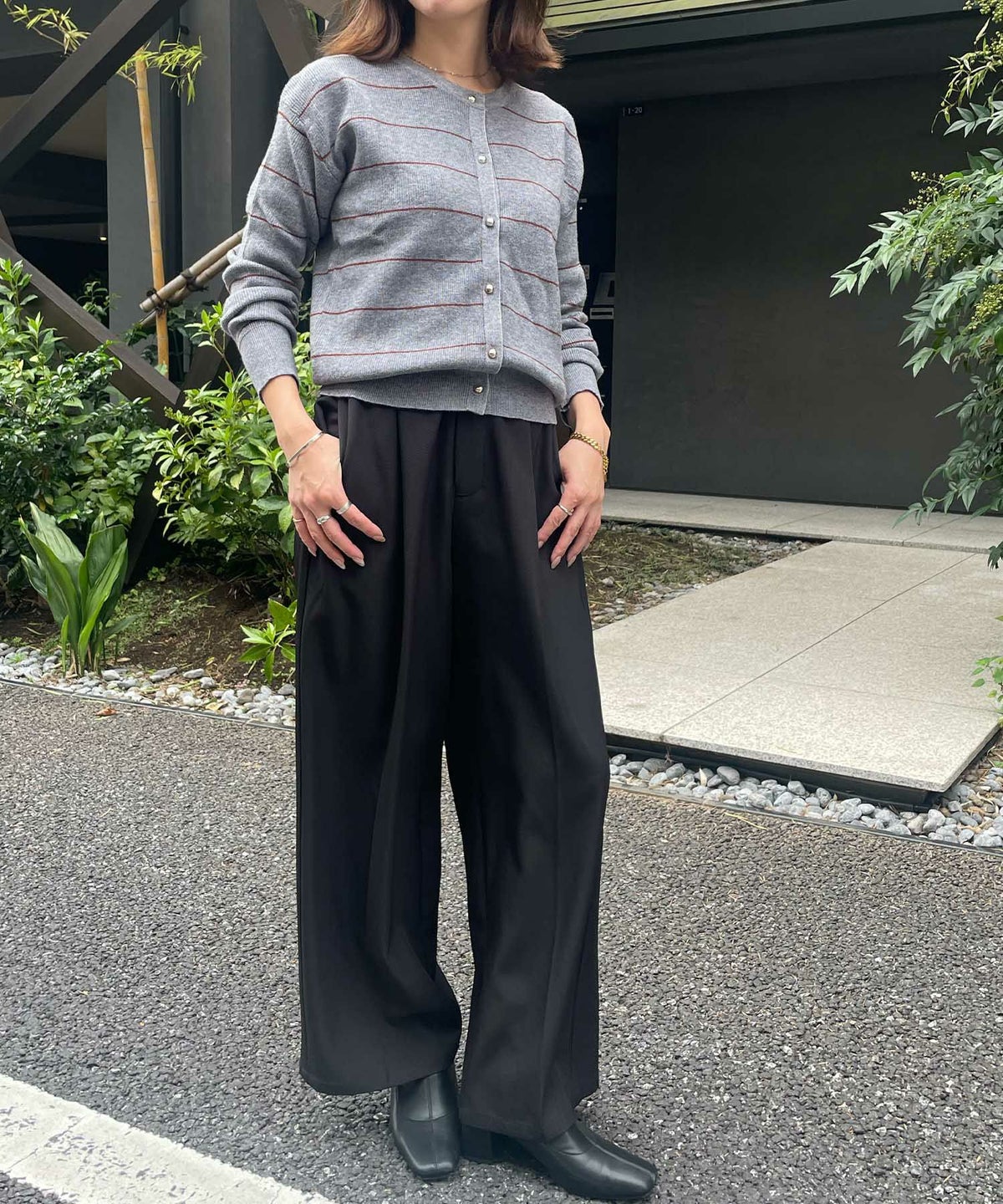 身長：160cm　着用サイズ：FREE