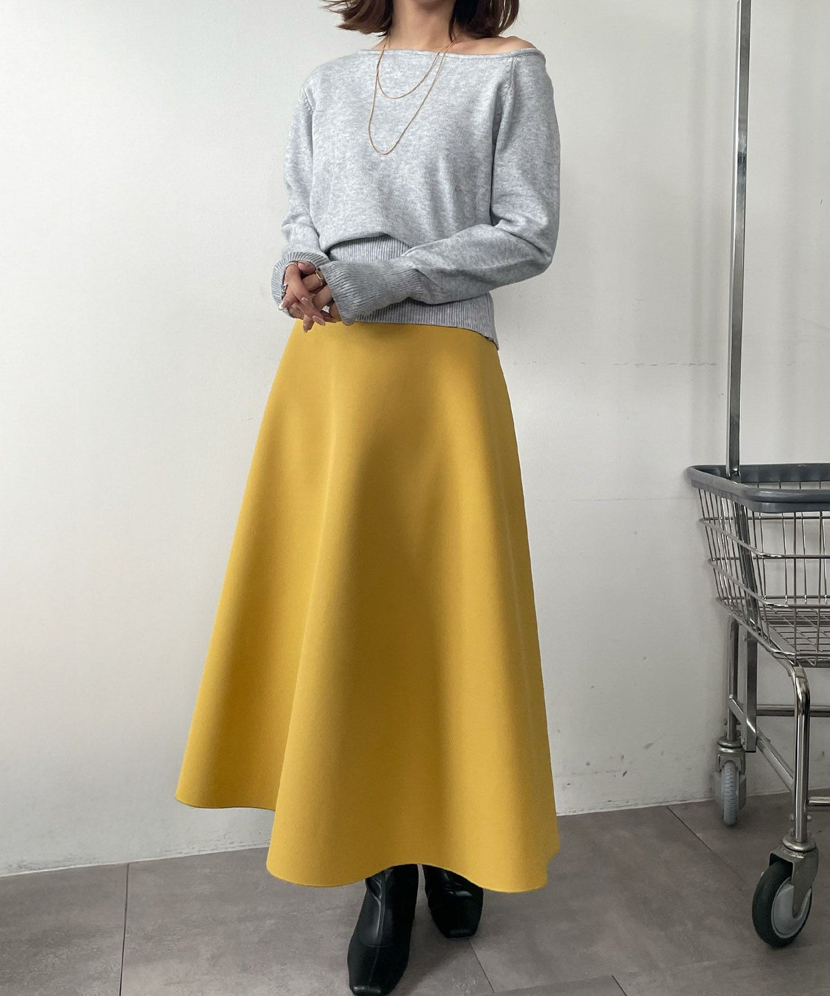 身長：160cm　着用サイズ：FREE