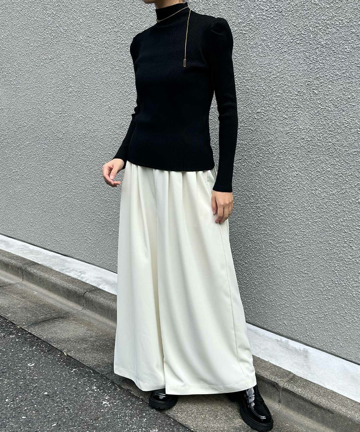 身長：163cm　着用サイズ：FREE