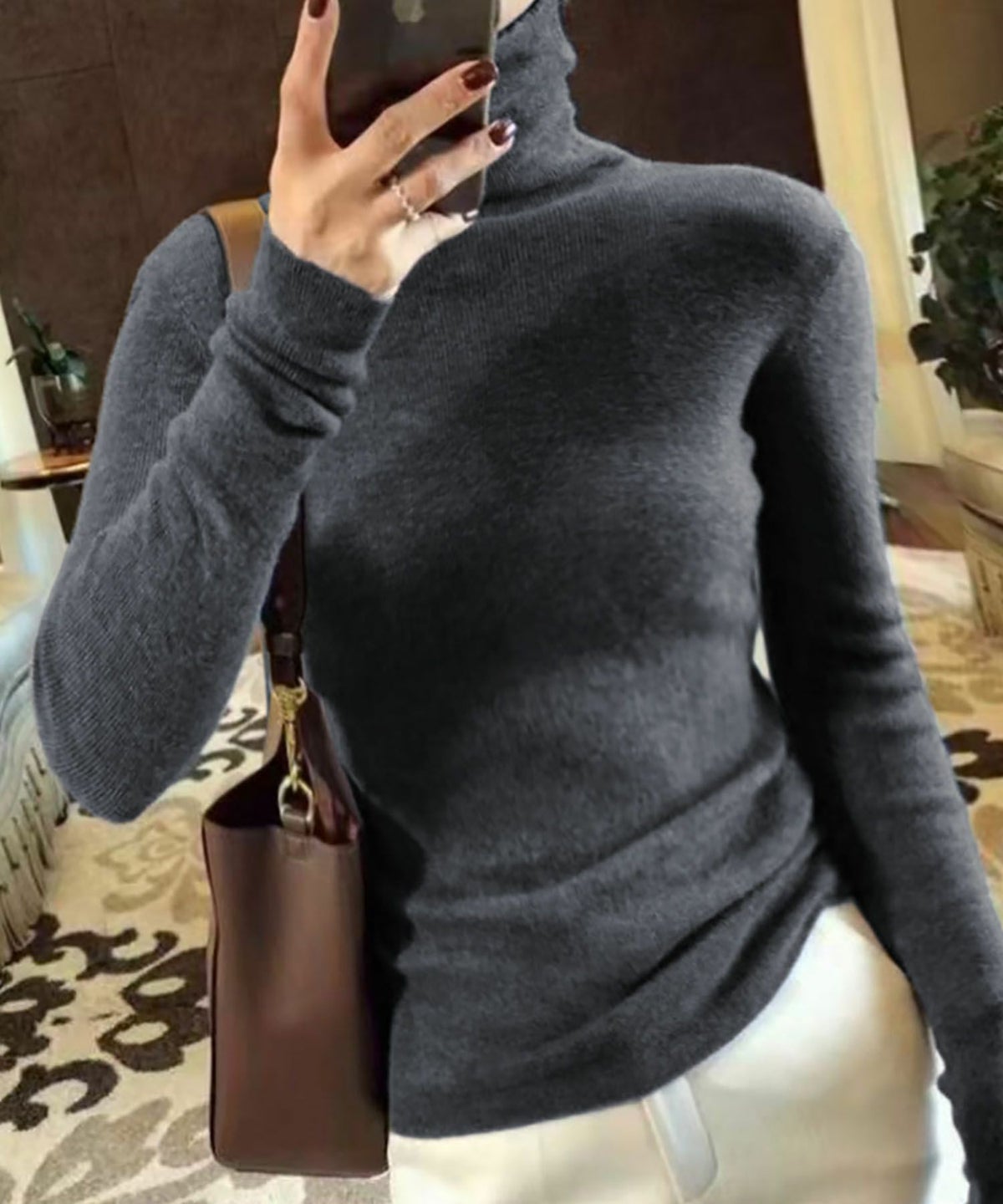 身長：157cm　着用サイズ：FREE