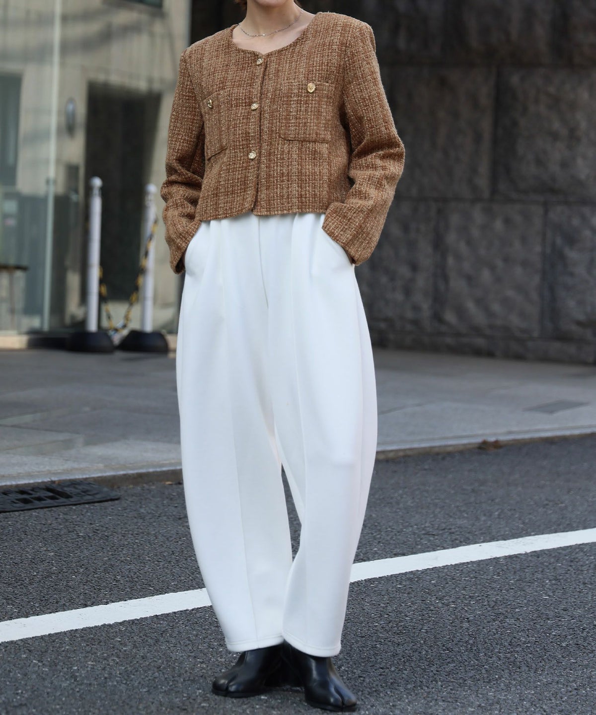 身長：160cm　着用サイズ：FREE