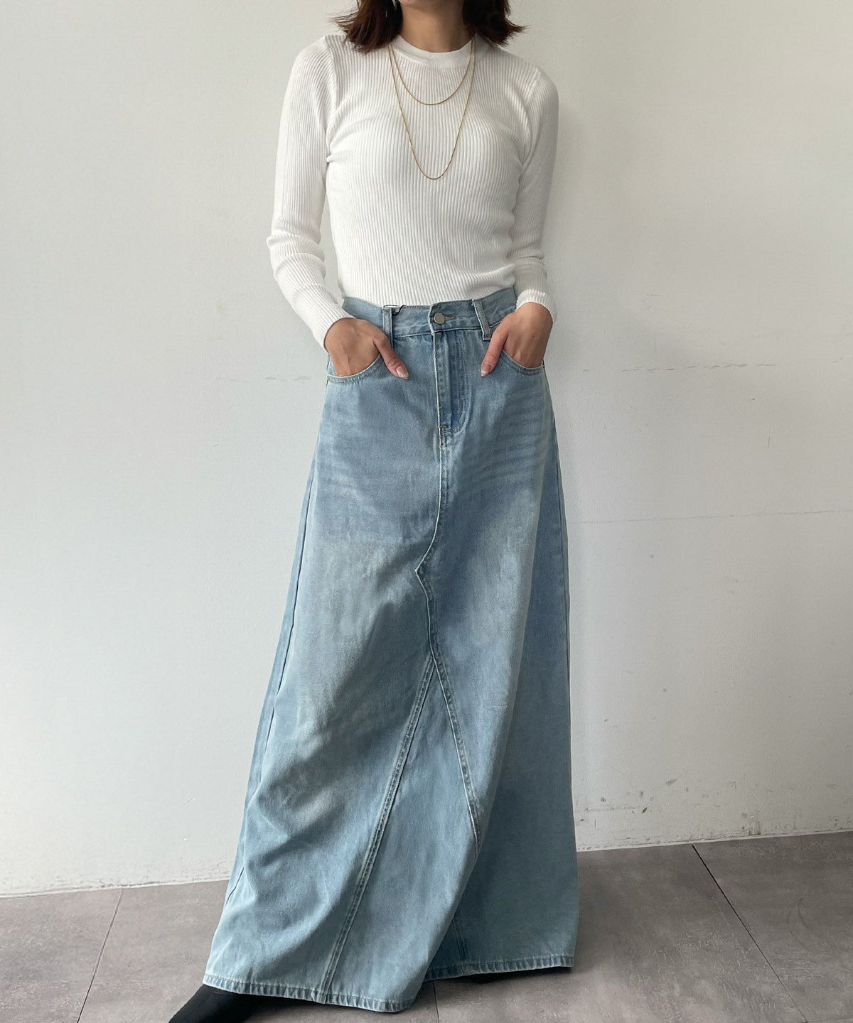 身長：160cm　着用サイズ：FREE