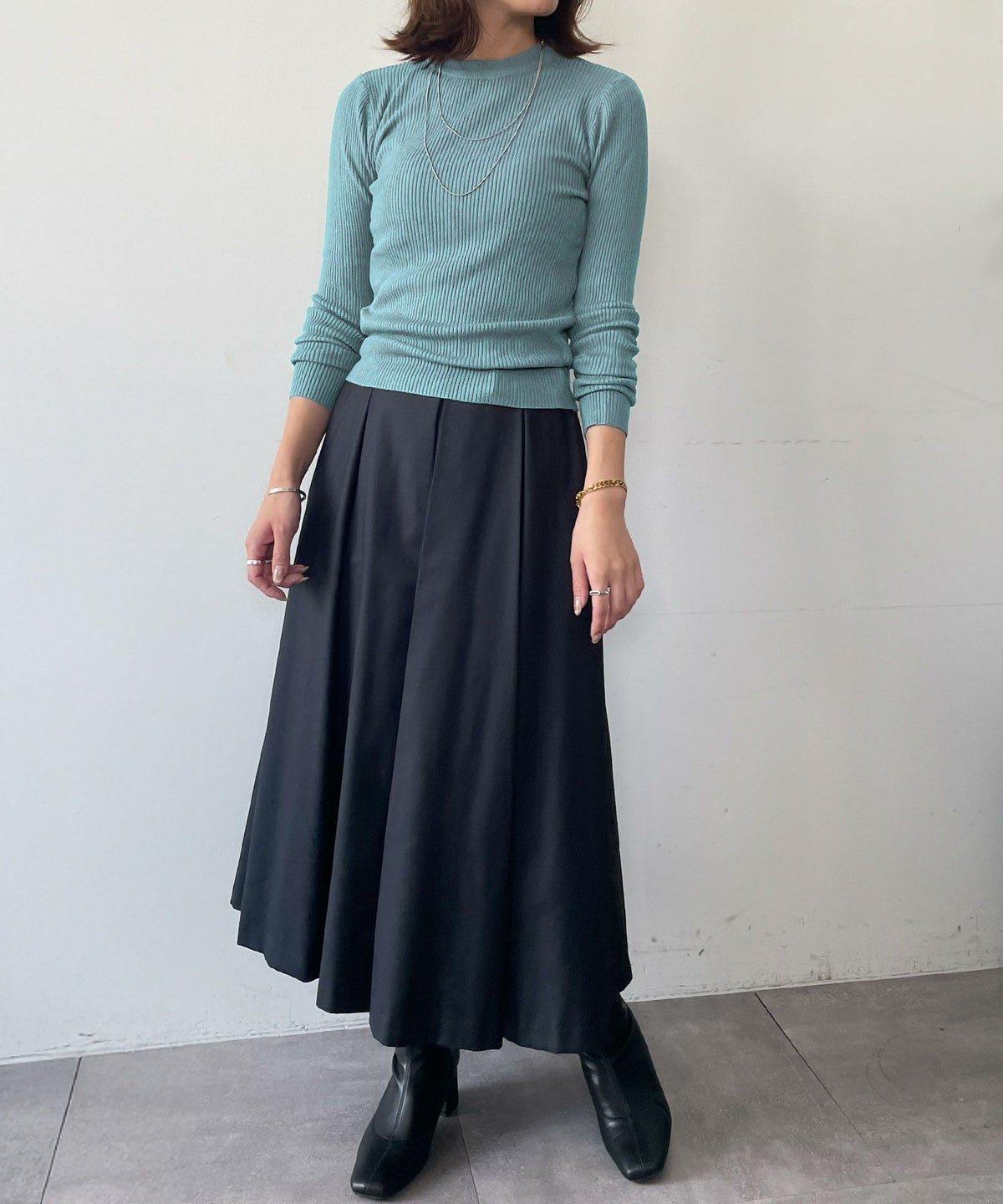 身長：160cm　着用サイズ：FREE
