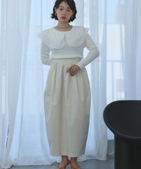 身長：157cm　着用サイズ：FREE　B：82 / W：63 / H：87