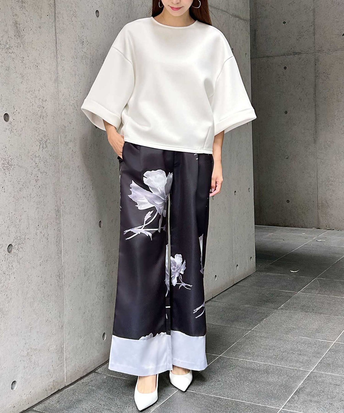 身長：158cm　着用サイズ：Mサイズ