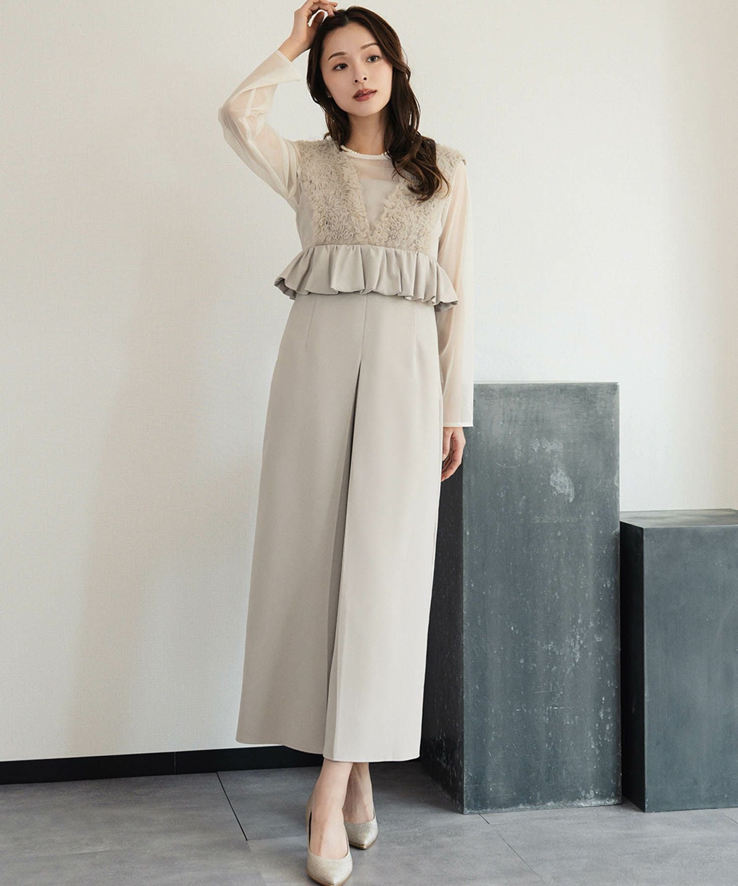 結婚式・お呼ばれ対応 | ワンピース＆インナー2点セットドレス