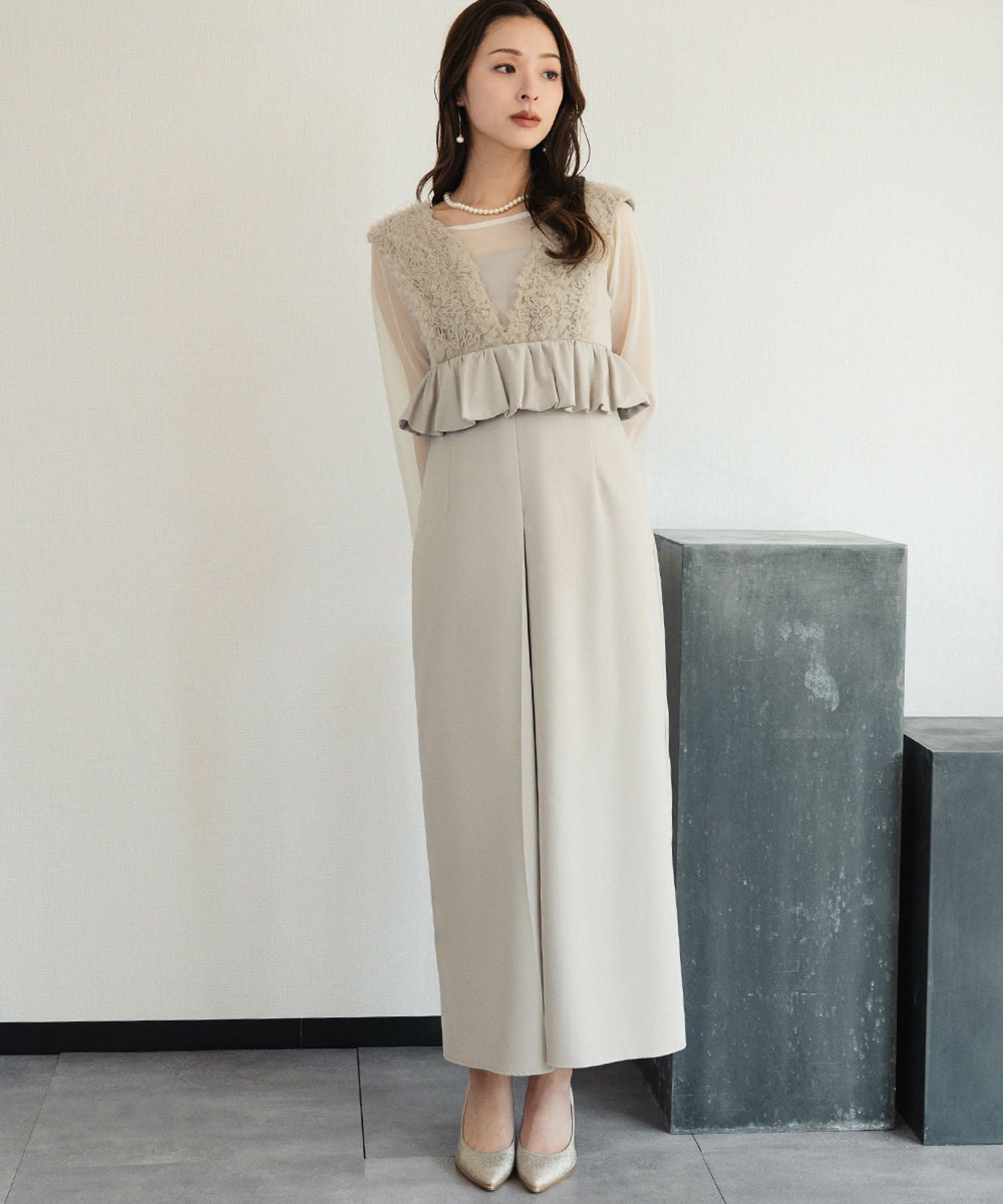 結婚式・お呼ばれ対応 | ワンピース＆インナー2点セットドレス